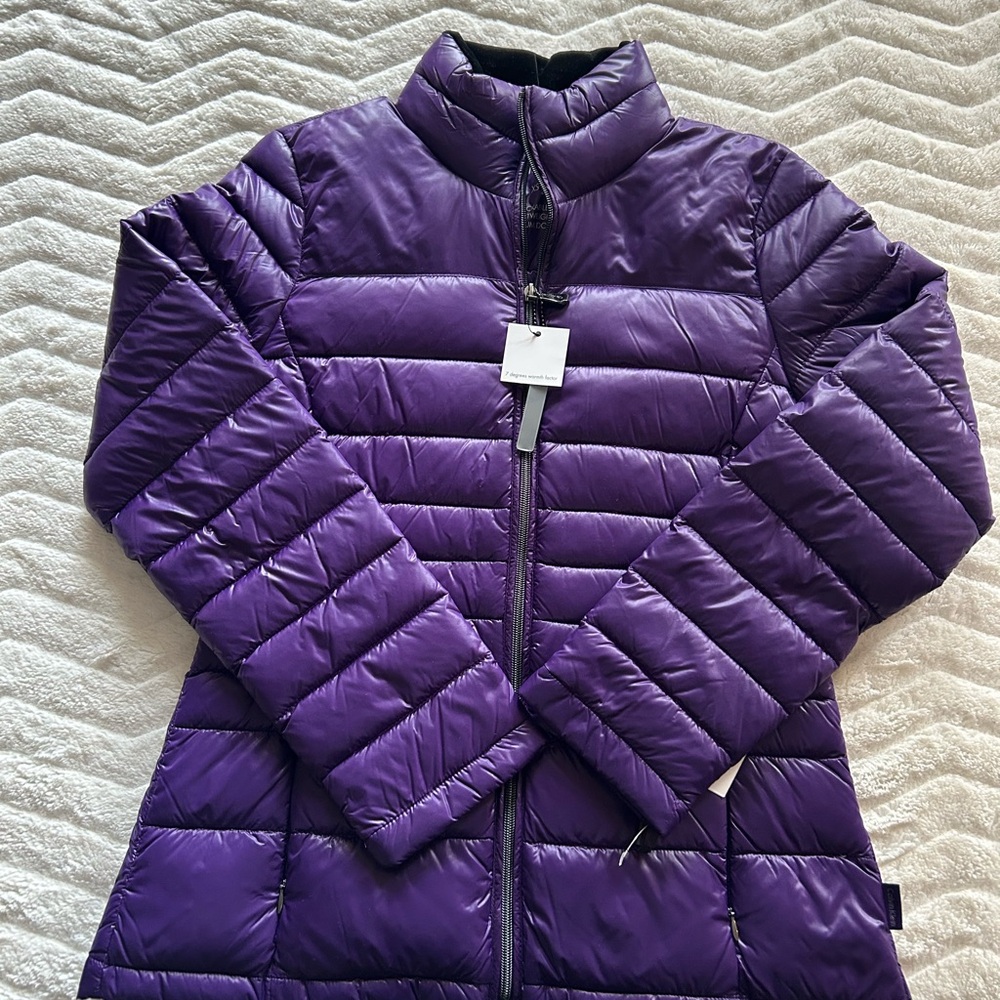 Calvin Klein Deep Purple Puffer Jacket